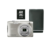 Nikon A100 SREBRNY zestaw - 1450088 - zdjęcie 1